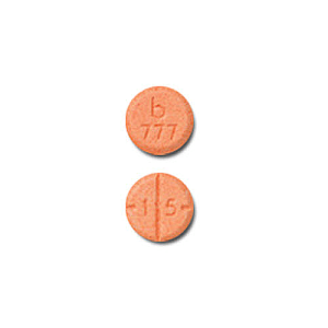Adderall 15 mg (B 777 Orange Pill)